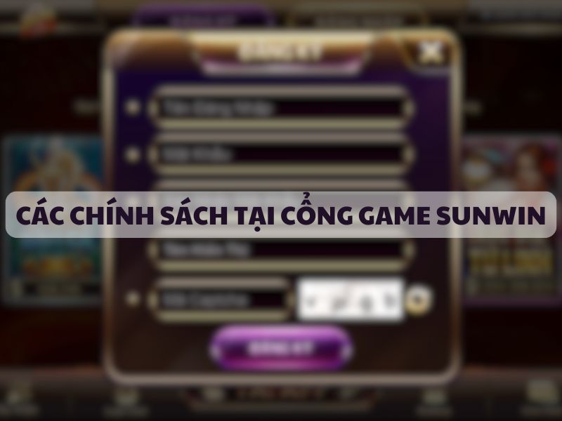 Các chính sách tại cổng game Sunwin