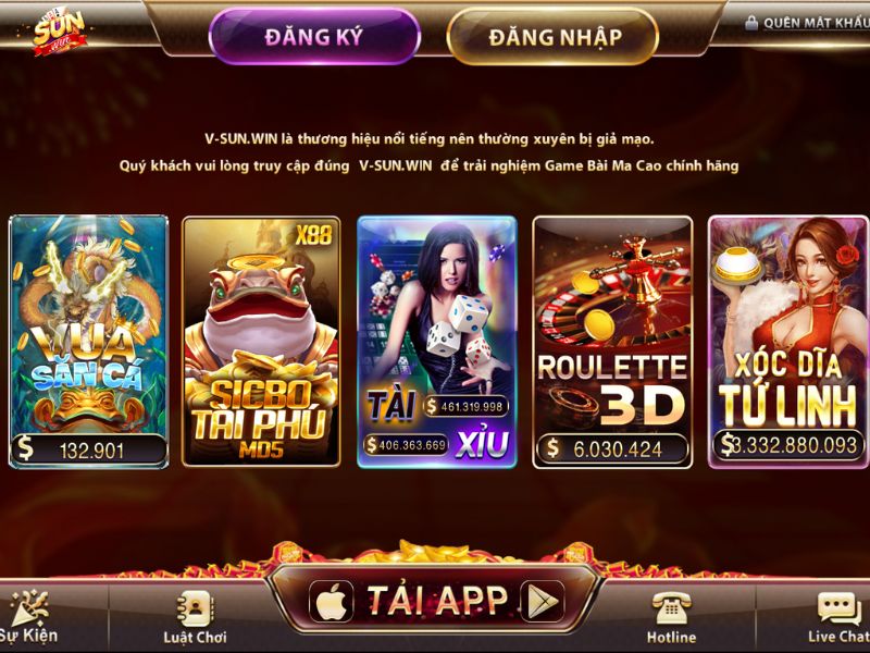 Đôi nét về cổng game online Sunwin